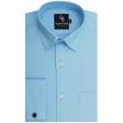 Self Design Light Blue Shirt : Business
