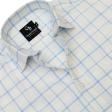 Checks White Shirt : Business