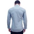 Print Blue Shirt : Party