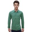 Print Green Shirt : Party