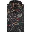 Print Black Shirt : Party