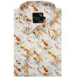 Print Gold Shirt : Party