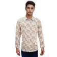 Print Gold Shirt : Party