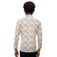 Print Gold Shirt : Party