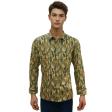 Print Gold Shirt : Party