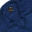 Print Blue Shirt : Party