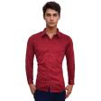Print Maroon Shirt : Party
