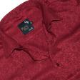 Print Maroon Shirt : Party