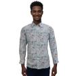 Print Green Shirt : Party