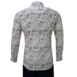 Print Green Shirt : Party