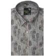 Print Gray Shirt : Party