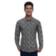 Print Gray Shirt : Party