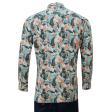 Print Peach Shirt : Party