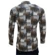 Print Gray Shirt : Party