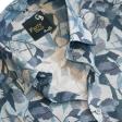 Print Blue Shirt : Party