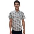 Print Cream Shirt : Party