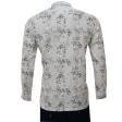 Print Cream Shirt : Party