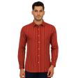 Stripes Rust Shirt : Slim