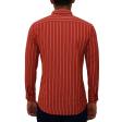 Stripes Rust Shirt : Slim