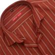 Stripes Rust Shirt : Slim
