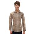 Stripes Brown Shirt : Slim