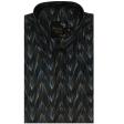 Print Blue Shirt : Party