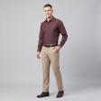 Stripes Dark Brown Shirt : Business