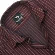Stripes Dark Brown Shirt : Business