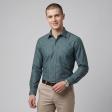 Stripes Dark Green Shirt : Business