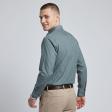 Stripes Dark Green Shirt : Business