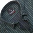 Stripes Dark Green Shirt : Business