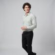 Stripes Light Green Shirt : Business