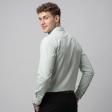Stripes Light Green Shirt : Business