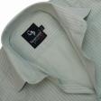 Stripes Light Green Shirt : Business