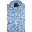 Print Dark Blue Shirt : Party