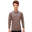 Print Gray Shirt : Party
