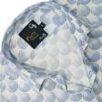 Print Blue Shirt : Party