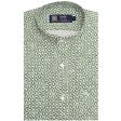 Print Green Shirt : Party