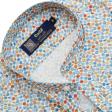 Print Blue Shirt : Party