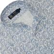 Print Blue Shirt : Party