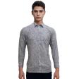 Print Gray Shirt : Party