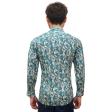 Print Green Shirt : Party