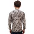 Print Rust Shirt : Party