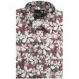Print Brown Shirt : Party