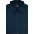 Plain Dark Blue Shirt : Business