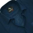 Plain Dark Blue Shirt : Business