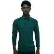 Plain Dark Green Shirt : Business