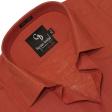 Plain Rust Shirt : Business