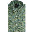 Print Green Shirt : Party