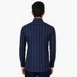 Stripes Dark Blue Shirt : Slim